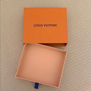 Louis Vuitton Orange Box with Pink Interior